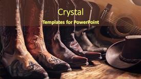  Presentation with acoustic - Presentation theme enhanced with country-music-festival-live-concert background and a  colored foreground