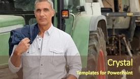  Presentation with tractor - Amazing presentation theme having baby girl weared diaper crawling on floor at nursery backdrop and a lemonade colored foreground