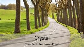  Presentation with country - Cool new presentation with country road in southern france backdrop and a mint green colored foreground