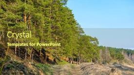  Presentation with russia - Beautiful slide set featuring country-road-in-tula-region backdrop and a tawny brown colored foreground