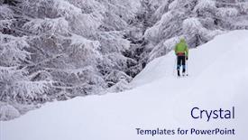  Presentation with cross - Cool new presentation with country skiing on a love backdrop and a  colored foreground