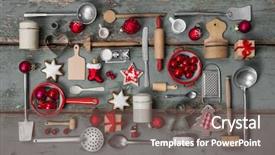  Presentation with country christmas - Presentation theme featuring country style with nostalgia background and a violet colored foreground