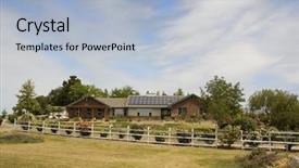  Presentation with cells solar - Cool new presentation theme with country using banks of photo backdrop and a light blue colored foreground