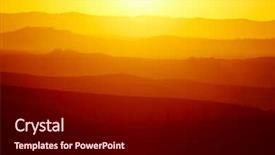  Presentation with tuscany - Theme consisting of countryside landscape in tuscany region background and a  colored foreground