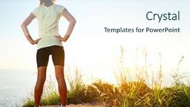  Presentation with clinical sas training - Presentation having countryside path and enjoying sunset background and a sky blue colored foreground