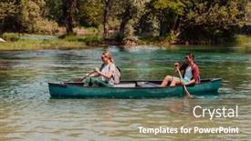  Presentation with nature river - 