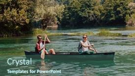  Presentation with nature river - 