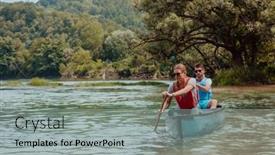  Presentation with nature river - 