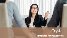  Presentation with language psychology - Cool new presentation theme with couple at psychologist family psychology backdrop and a coral colored foreground