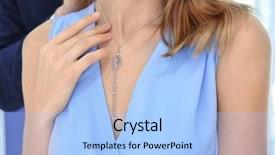  Presentation with jewelry - PPT layouts consisting of couple choosing necklace in jewelry background and a light blue colored foreground