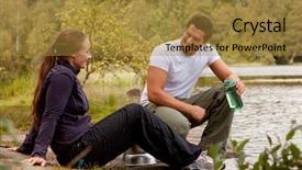  Presentation with great lakes - Audience pleasing presentation consisting of great lakes - couple cooking and making food backdrop and a  colored foreground