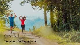  Presentation with forest road - 