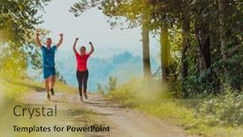  Presentation with forest road - 