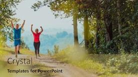  Presentation with forest road - 