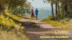  Presentation with forest road - 