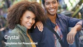  Presentation with journey to new heights - Presentation consisting of couple enjoying journey in new background and a  colored foreground