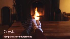  Presentation with socks - Colorful theme enhanced with couple-feet-in-knitted-woolen backdrop and a wine colored foreground