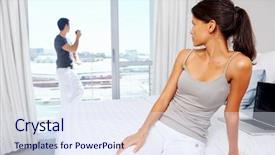  Presentation with relationship - PPT theme featuring amazing sunrise and sunset in penang bridge george town penang malaysia background and a gray colored foreground