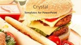  Presentation with hamburger - 