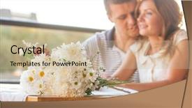  Presentation with air - PPT theme having couple in an open air background and a  colored foreground