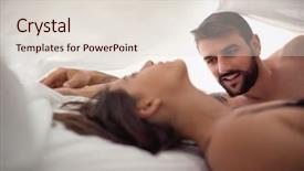  Presentation with sex - Theme enhanced with couple in bed having sex background and a lemonade colored foreground
