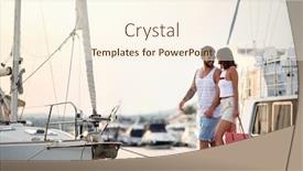  Presentation with dock - Amazing presentation theme having couple-in-love-enjoys backdrop and a cream colored foreground