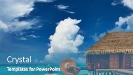  Presentation with maldives - Cool new slide deck with couple-in-white backdrop and a teal colored foreground