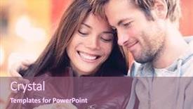  Presentation with lovers - Audience pleasing presentation design consisting of couple looking at pictures on camera beautiful young lovers having fun together outside looking at photos on vintage retro camera interracial couple asian woman caucasian man backdrop and a violet colored foreground