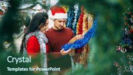  Presentation with islamic decorations decoration and motif - Amazing presentation having couple looks on holiday decorations backdrop and a ocean colored foreground