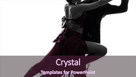  Presentation with couple dance - Cool new presentation theme with couple man woman ballroom dance backdrop and a wine colored foreground