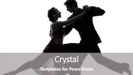  Presentation with couple dance - Amazing presentation having couple man woman ballroom dance backdrop and a gray colored foreground