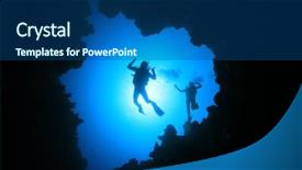  Presentation with divers - Beautiful slide deck featuring domain global communication homepage www concept backdrop and a gray colored foreground