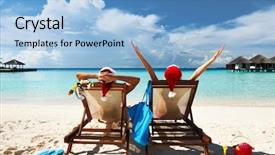  Presentation with tropical beach party - Slides having yogurt - pastor anniversary - fun cow background and a tawny brown colored foreground