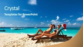  Presentation with maldives - PPT theme featuring very tasty dried fishes background and a gray colored foreground