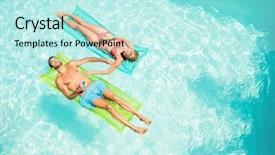  Presentation with colorful cocktails mojito red cocktail - Cool new slide set with couple on lilos holding cocktail backdrop and a cool aqua colored foreground