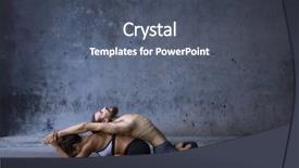  Presentation with yoga - Beautiful PPT layouts featuring couple practicing yoga together passive backdrop and a ocean colored foreground