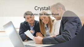  Presentation with for real estate - Slide deck enhanced with couple signing contract with real background and a lemonade colored foreground