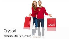  Presentation with catholic couple silhouette of young - Cool new slides with couple standing with a lot backdrop and a white colored foreground