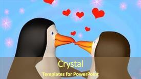  Presentation with love - Presentation with couple the smiling in love background and a  colored foreground