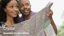  Presentation with map of egypt - Audience pleasing slides consisting of couple with a map backdrop and a gray colored foreground