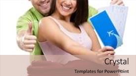  Presentation with honeymoon - Beautiful slide deck featuring forest black and white moody backdrop and a black colored foreground