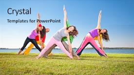  Presentation with man vs woman - PPT theme featuring couples man and woman practice background and a light blue colored foreground