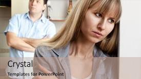  Presentation with paint - PPT theme consisting of couples relationships - little child drawing paint isolated background and a coral colored foreground