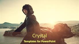  Presentation with black man - PPT layouts featuring courageous-man-in-a-black background and a tawny brown colored foreground