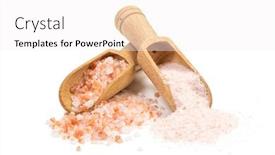  Presentation with salt - Presentation theme enhanced with course-and-fine-varieties background and a white colored foreground