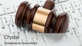  Presentation with certainty - Amazing slides having court cases - picture from judge hammer backdrop and a light gray colored foreground