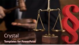  Presentation with court gavel - Cool new PPT theme with court-gavel-law-theme-mallet backdrop and a wine colored foreground