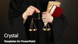  Presentation with judge - Colorful presentation enhanced with court hearings - judge on black background backdrop and a  colored foreground