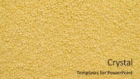  Presentation with couscous - Beautiful presentation theme featuring couscous is a staple food backdrop and a yellow colored foreground