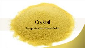  Presentation with couscous - Cool new PPT theme with couscous backdrop and a yellow colored foreground